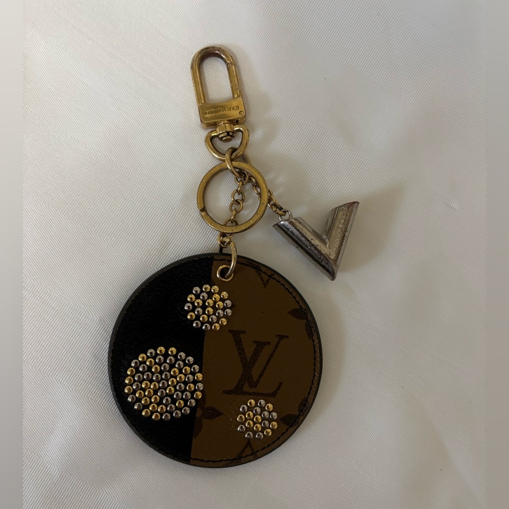 Louis Vuitton Reverse Monogram City Lights Bag Charm / Key Holder